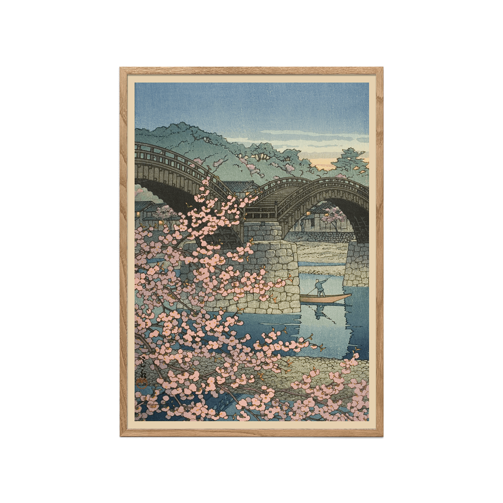 Spring Evening at the Kintai Bridge