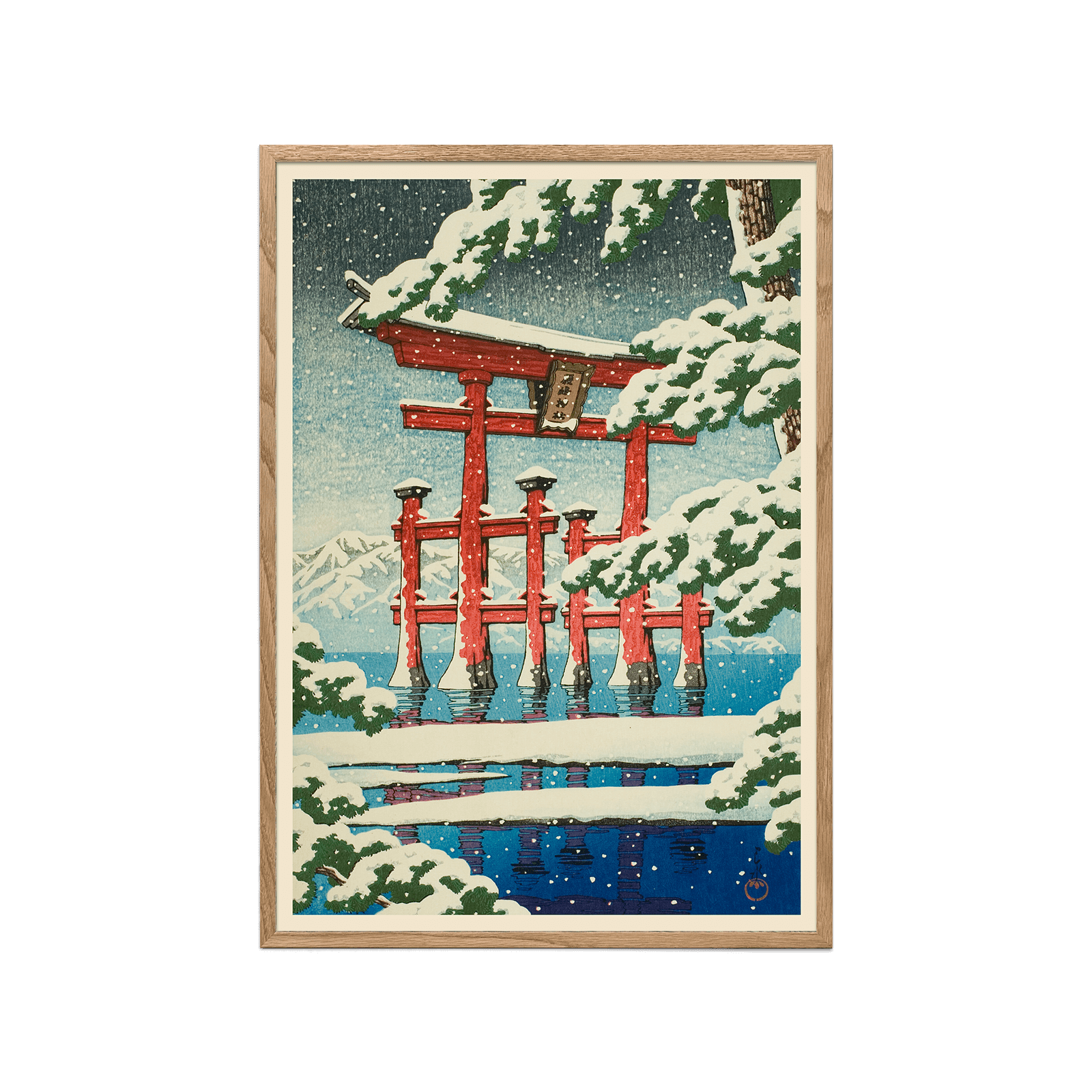Miyajima in Snow (Yuki no Miyajima)