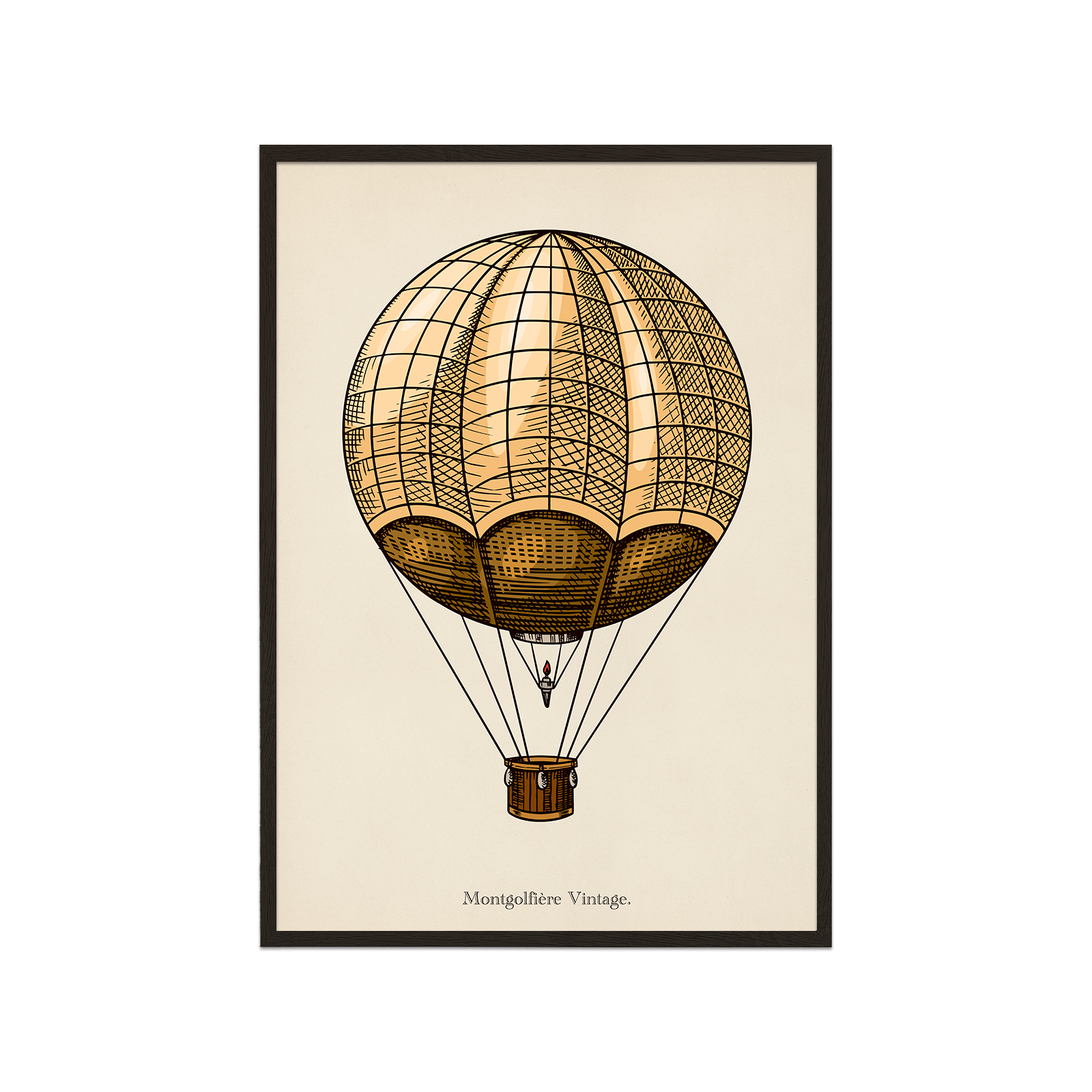 Montgolfière Vintage