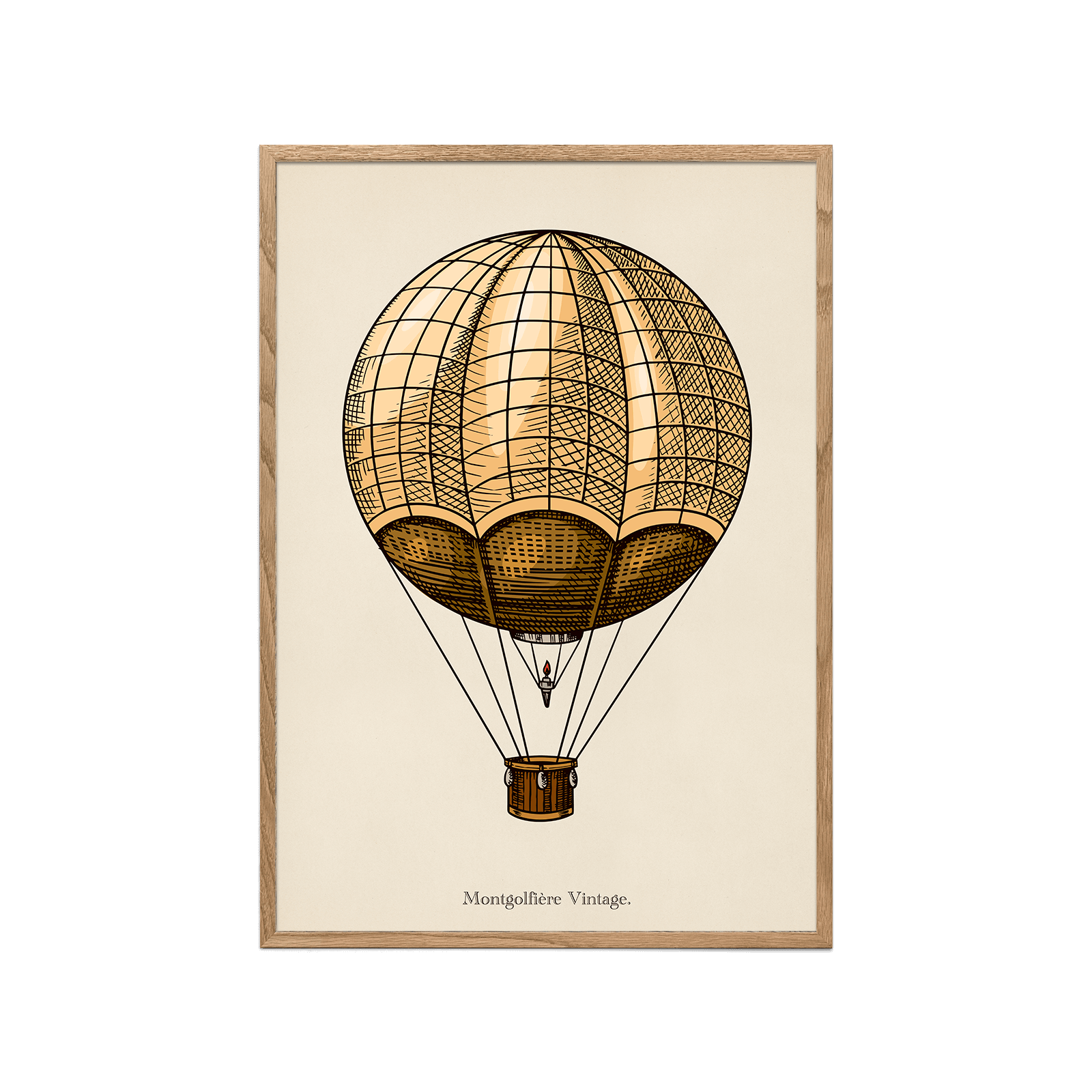 Montgolfière Vintage