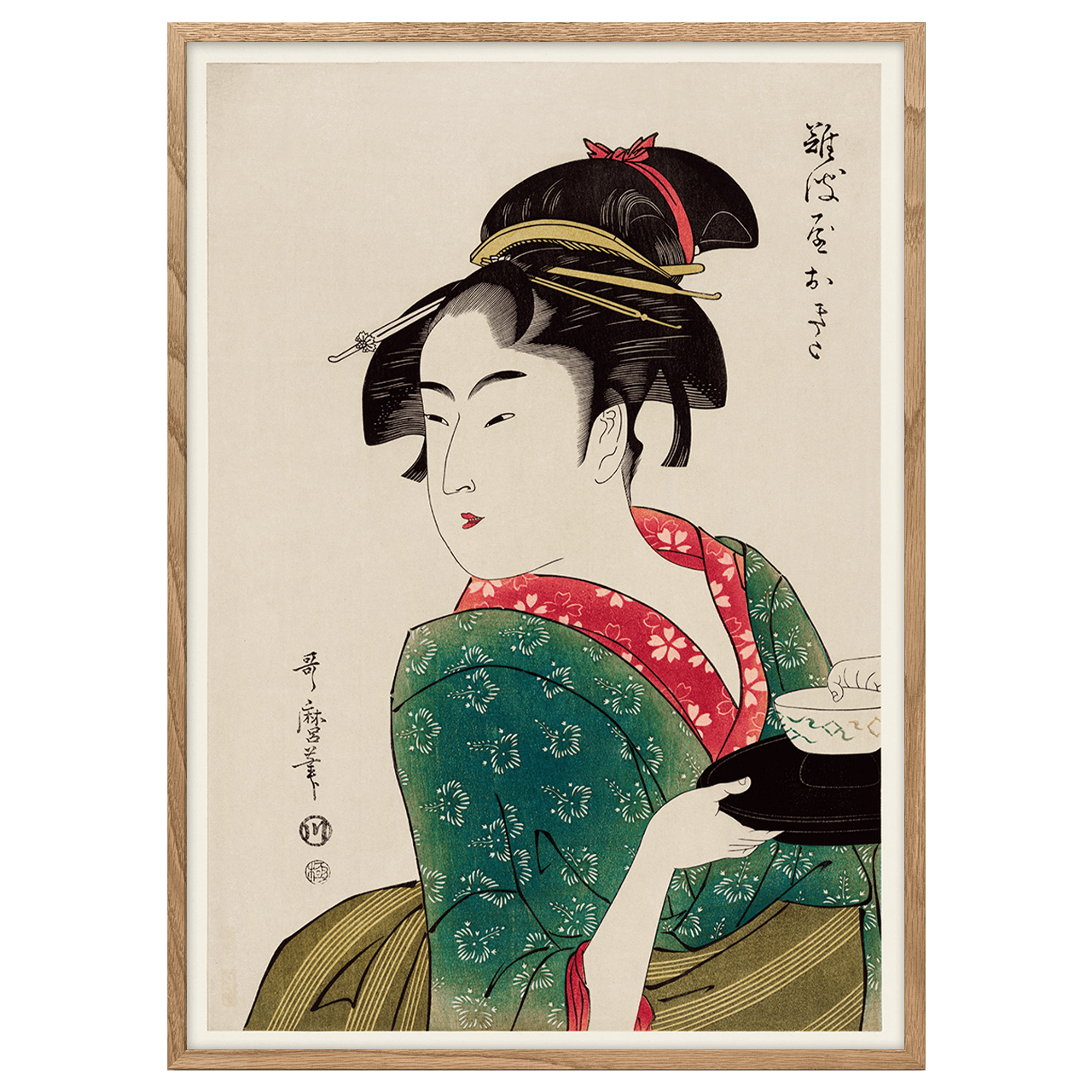 Naniwaya Okita by Utamaro Kitagawa