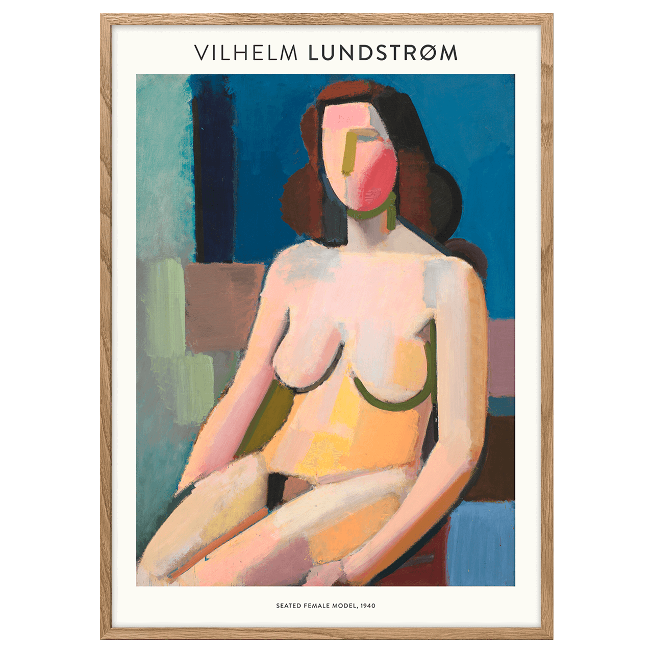 Seated Female Model (Vilhelm Lundstrøm)