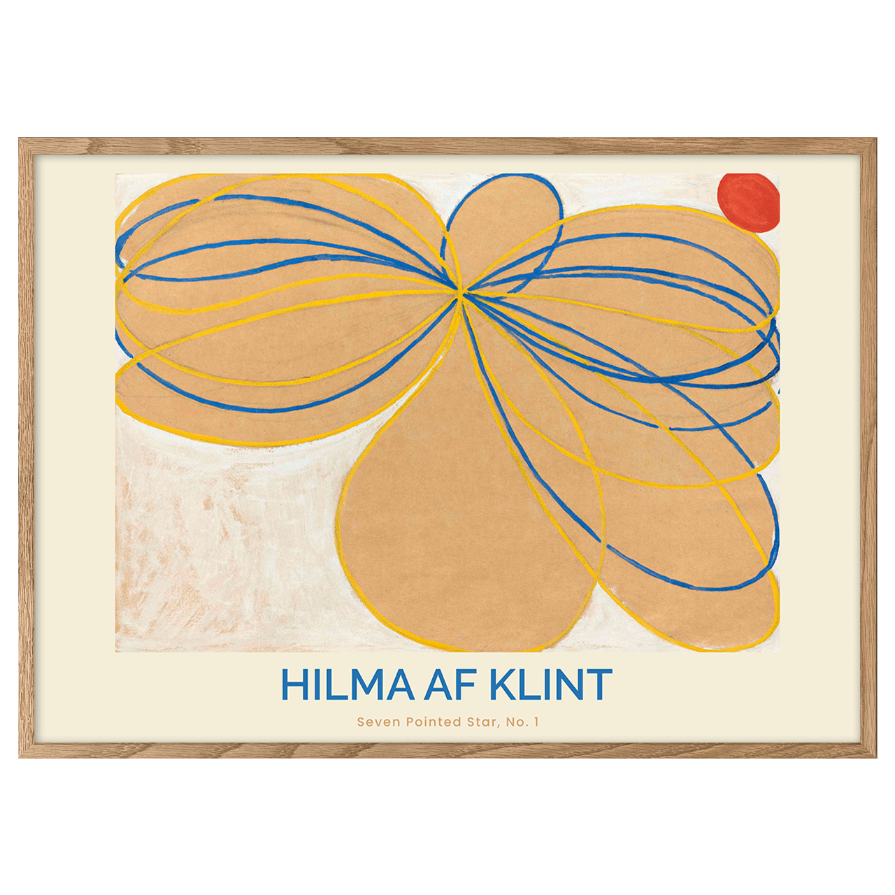 Seven Pointed Star (Hilma af Klint) Poster