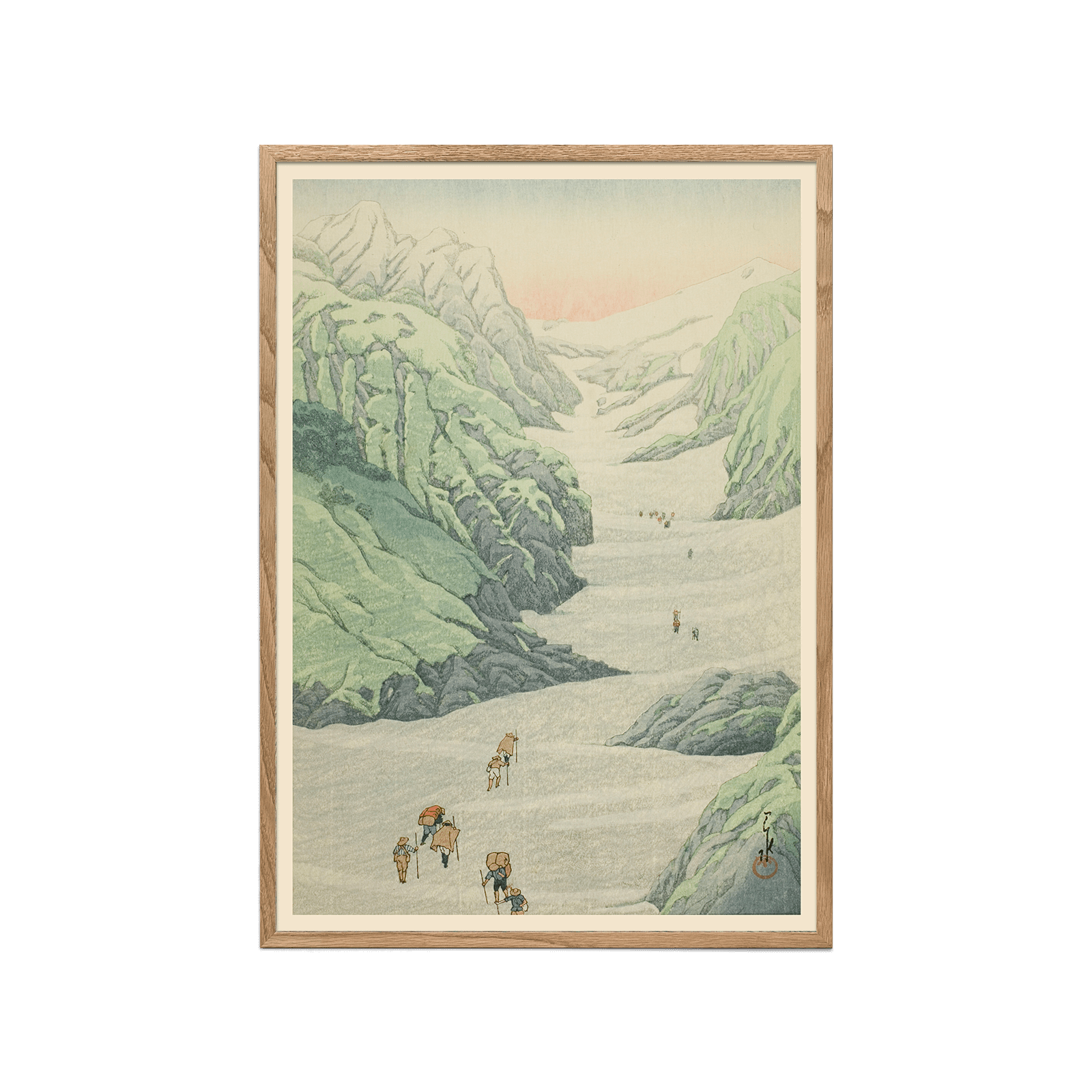 Snowy Valley at Mount Shirouma