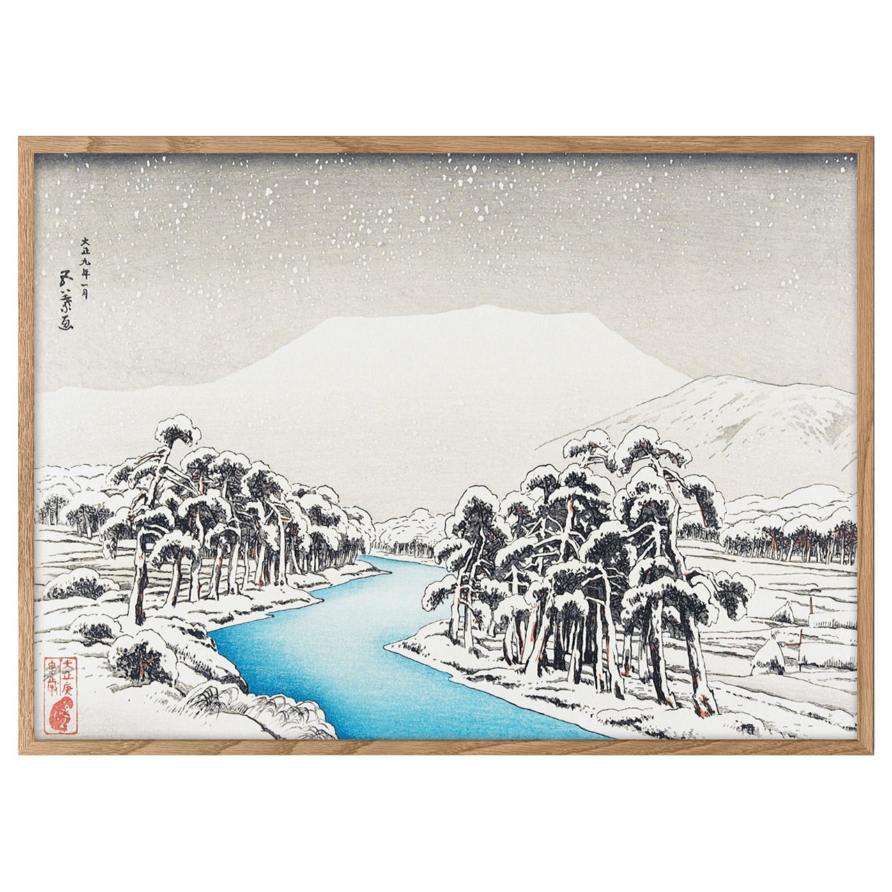 The Great Bridge of Sanjō in Kyoto by Goyo Hashiguchi