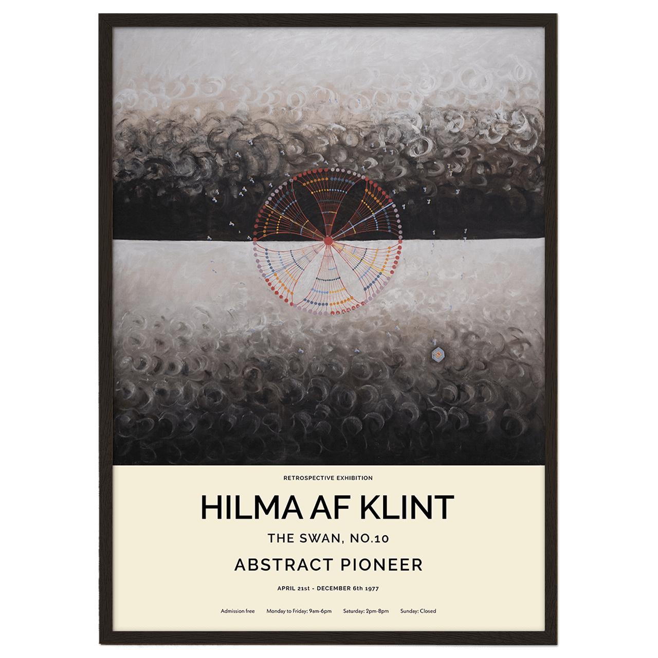 The Swan No.10 (Hilma af Klint) Poster