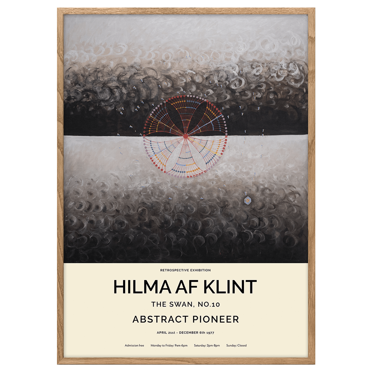 The Swan No.10 (Hilma af Klint) Poster