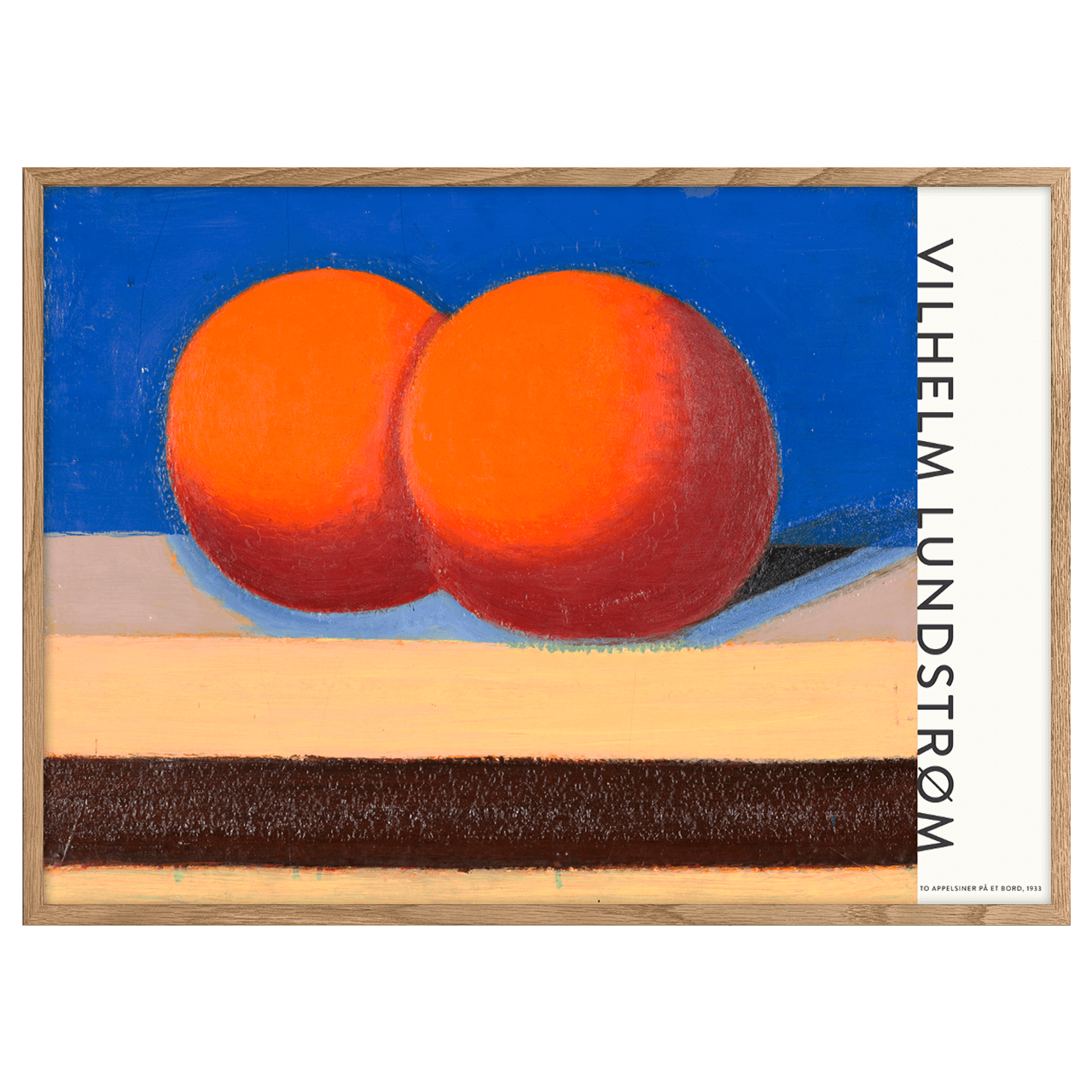 To appelsiner på et bord (Vilhelm Lundstrøm)