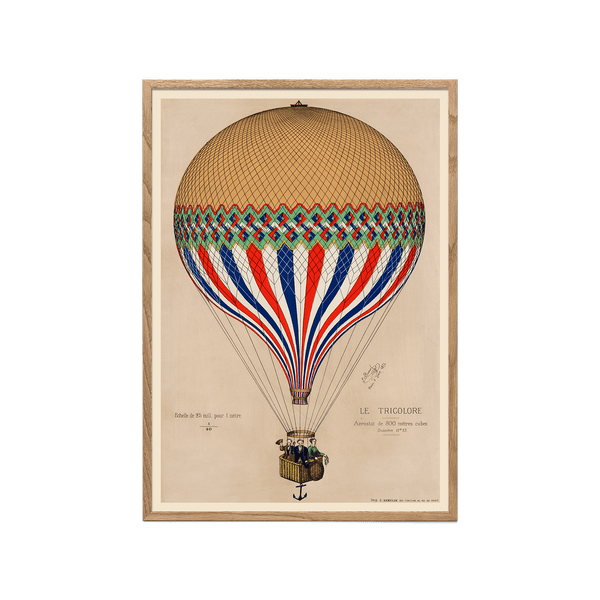 Vintage hot air balloon top