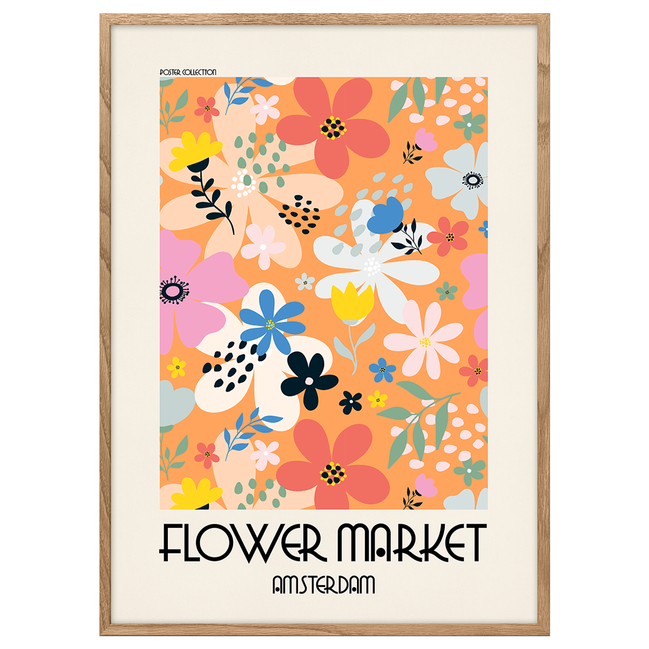 Flower Market Amsterdam Poster