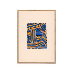 Blue, Black and Orange