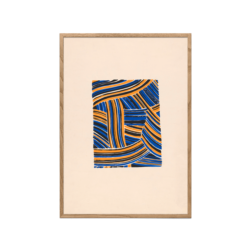 Blue, Black and Orange