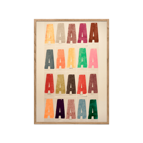 Pantone Letter A