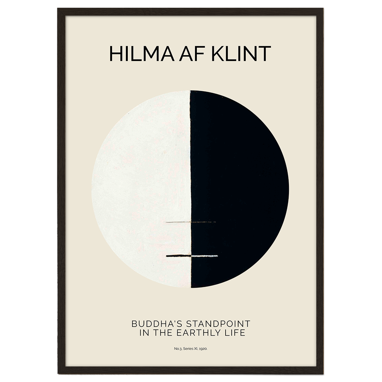 Buddha's Standpoint  in the Earthly Life (Hilma af Klint) Poster