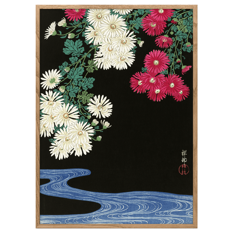 Chrysanthemums by Ohara Koson