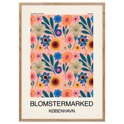 Flower Market Copenhagen Poster