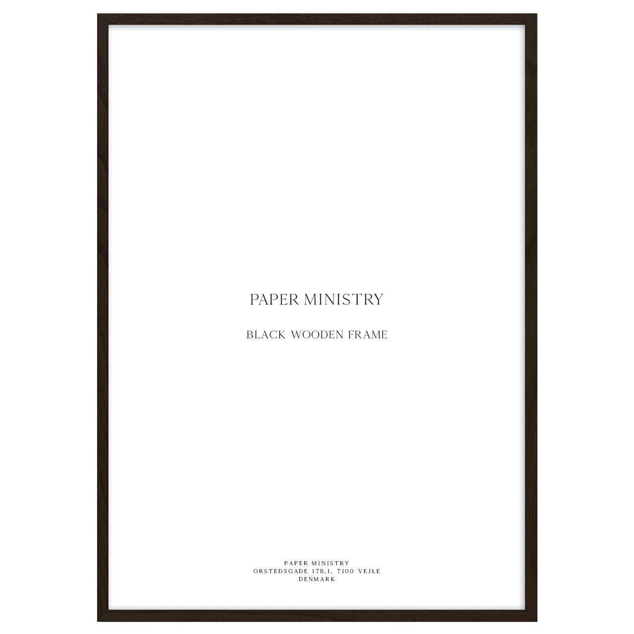 Black Wooden Frame
