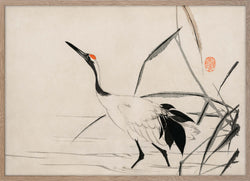 Japanese Crane by Mochizuki Gyokusen