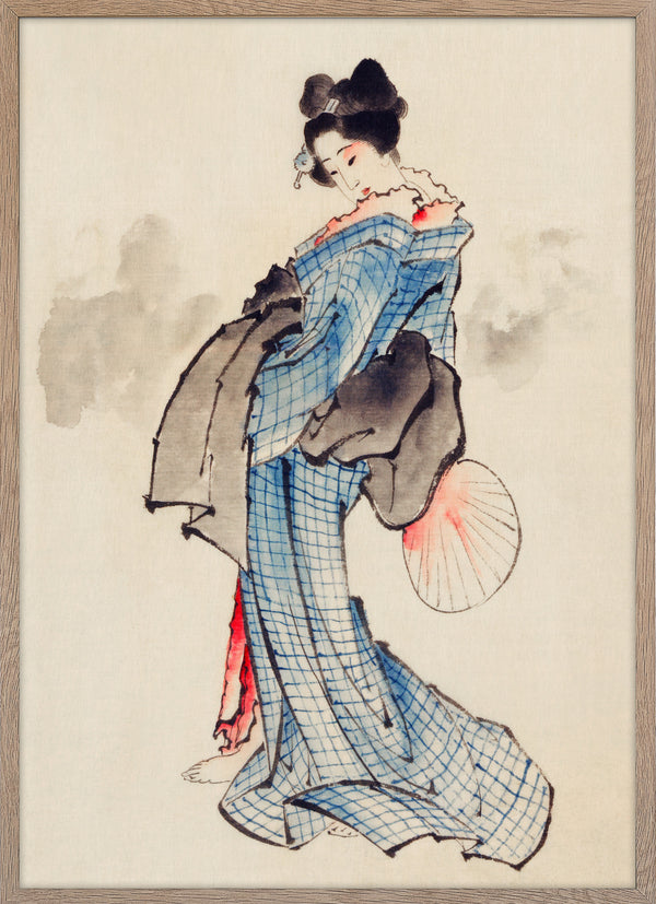 Japanese woman in kimono