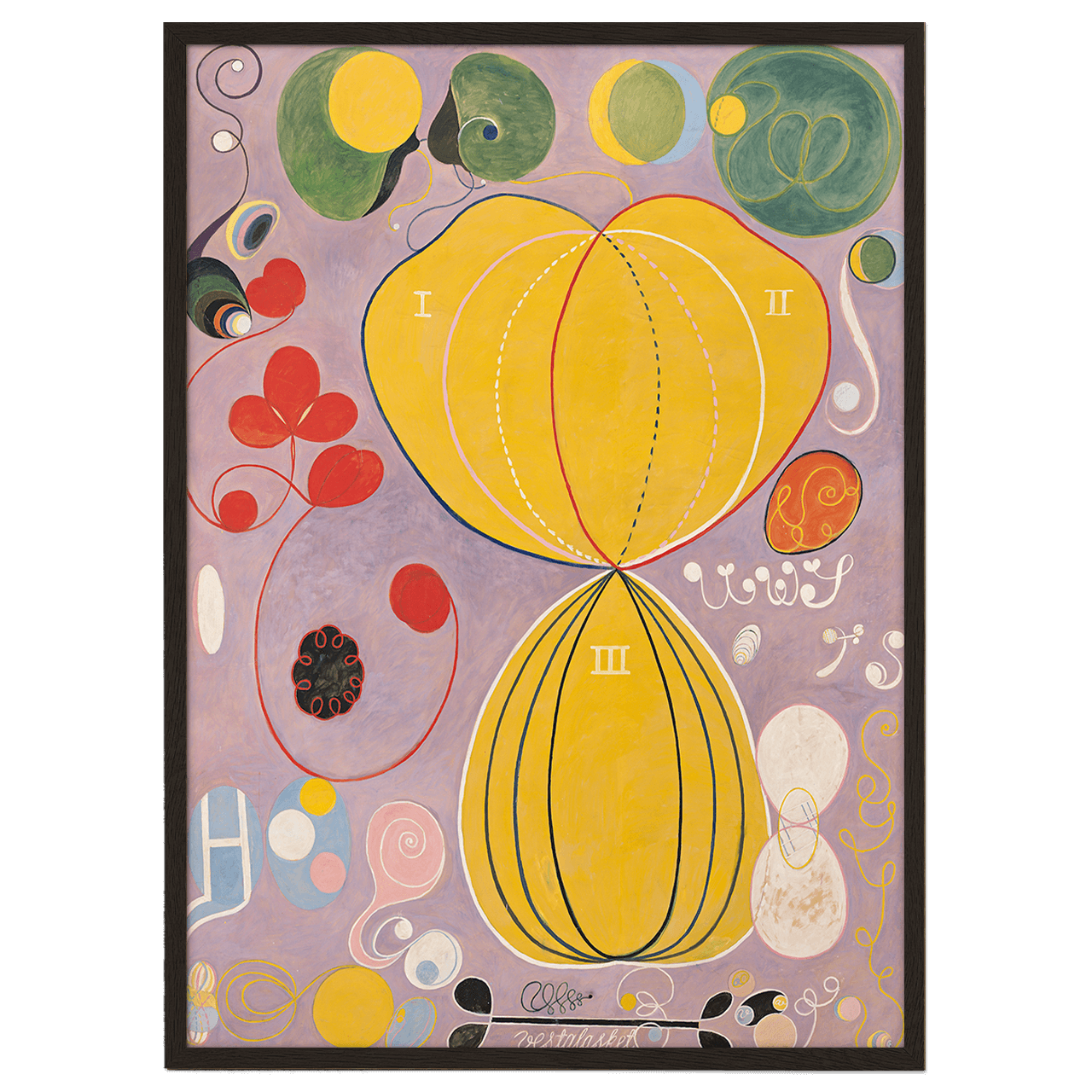 Mannaåldern Full Print (Hilma af Klint) Poster