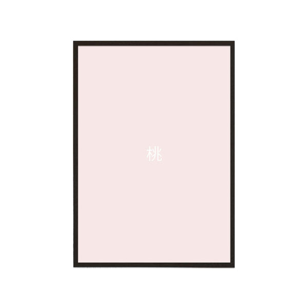 Peach on Pastel Background