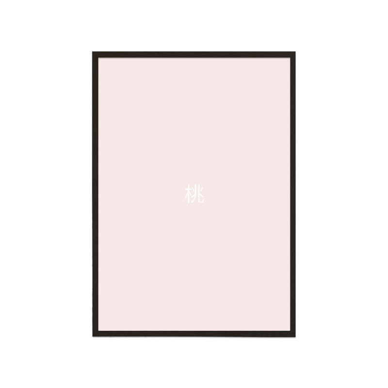 Peach on Pastel Background