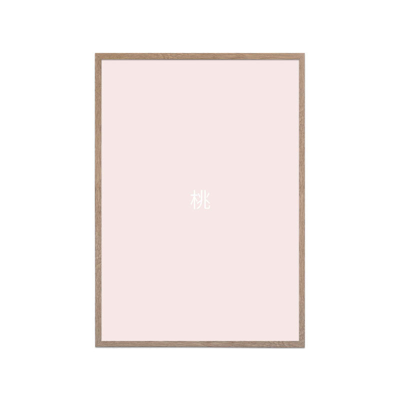 Peach on Pastel Background