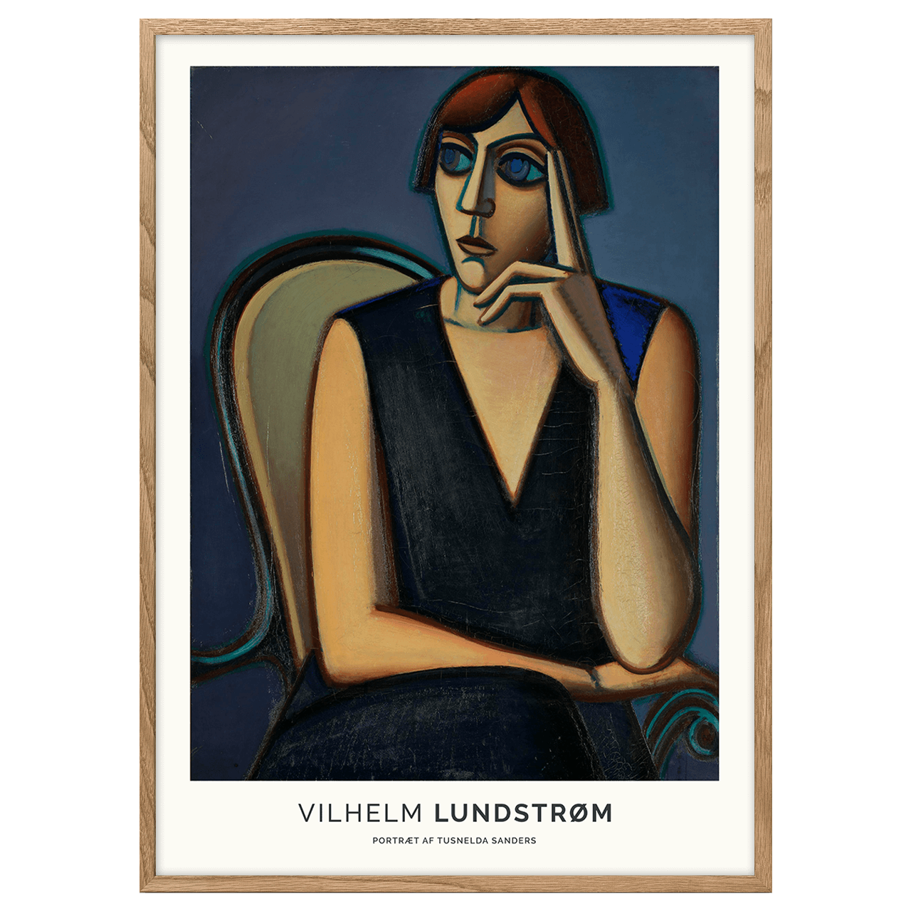 Portræt af Tusnelda Sanders (Vilhelm Lundstrøm)