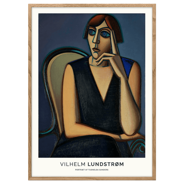 Portræt af Tusnelda Sanders (Vilhelm Lundstrøm)