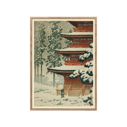 Saisho-in Temple in Snow