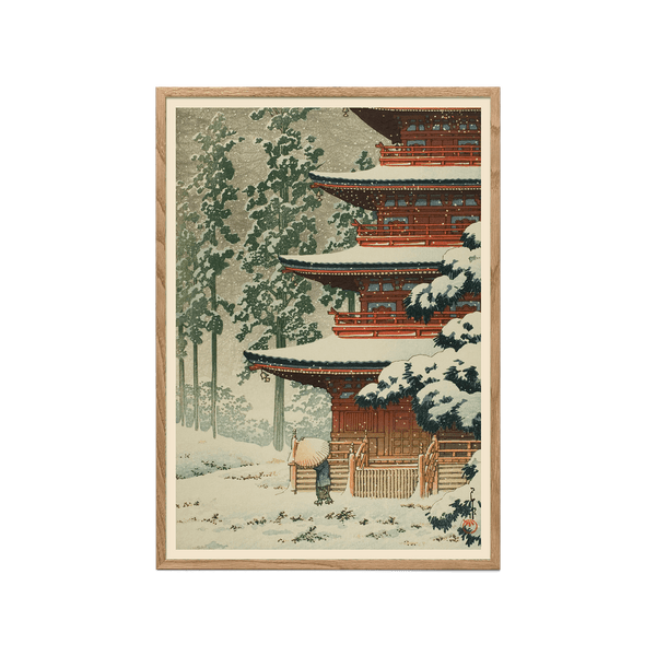 Saisho-in Temple in Snow