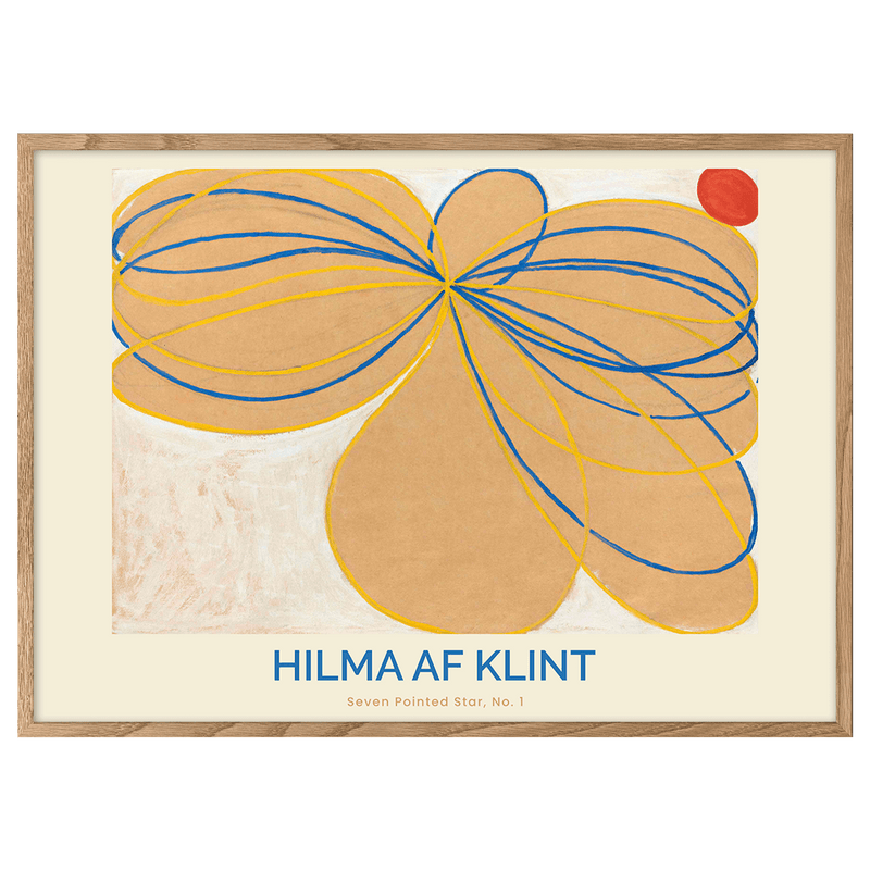 Seven Pointed Star (Hilma af Klint) Poster