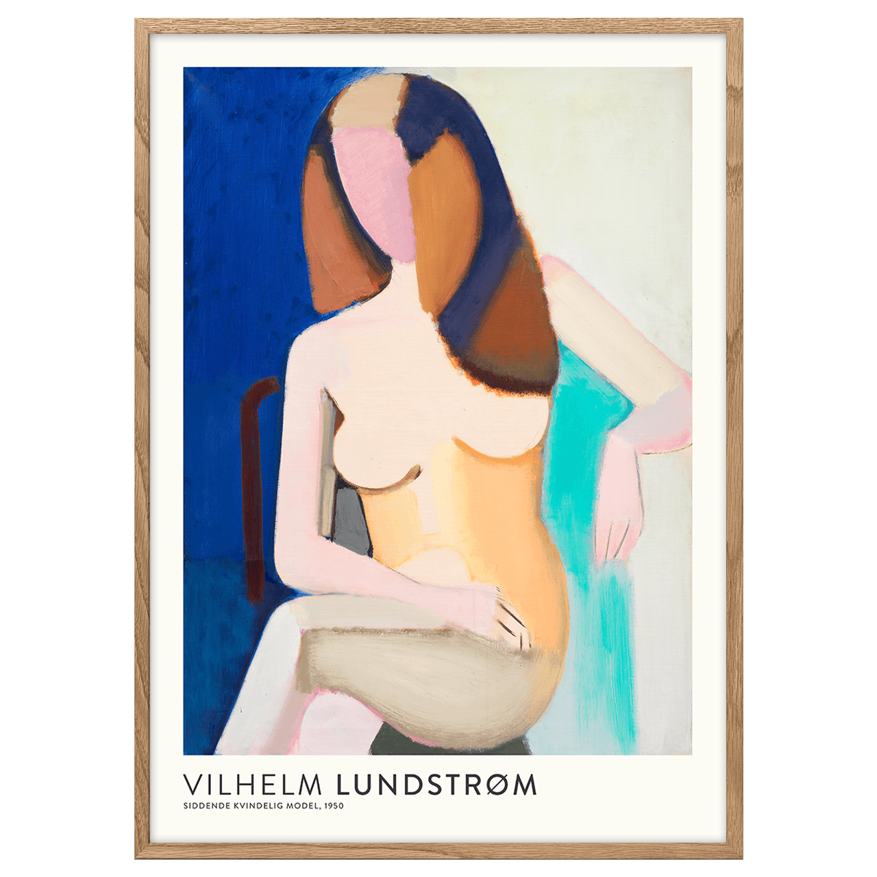 Siddende Kvindelig Model 1950 (Vilhelm Lundstrøm)