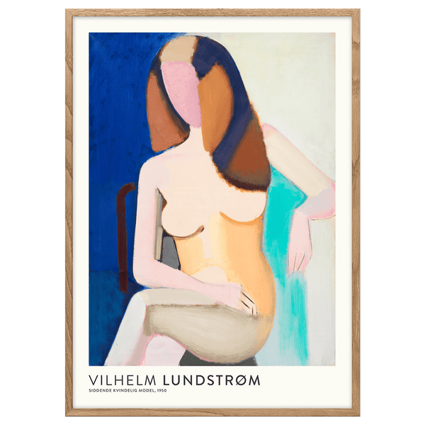 Siddende Kvindelig Model 1950 (Vilhelm Lundstrøm)
