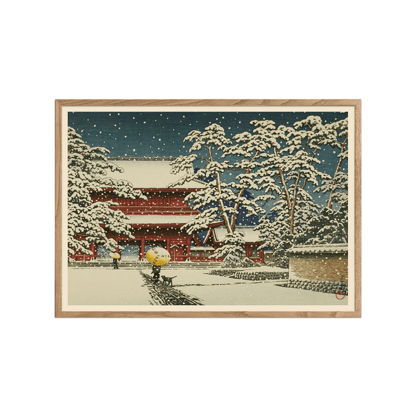 Snow at Zojoji Temple