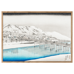 Snow on Mount Ibuki by Goyo Hashiguchi