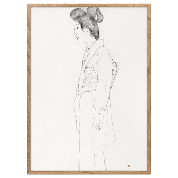 Study of a standing woman by Goyo Hashiguchi