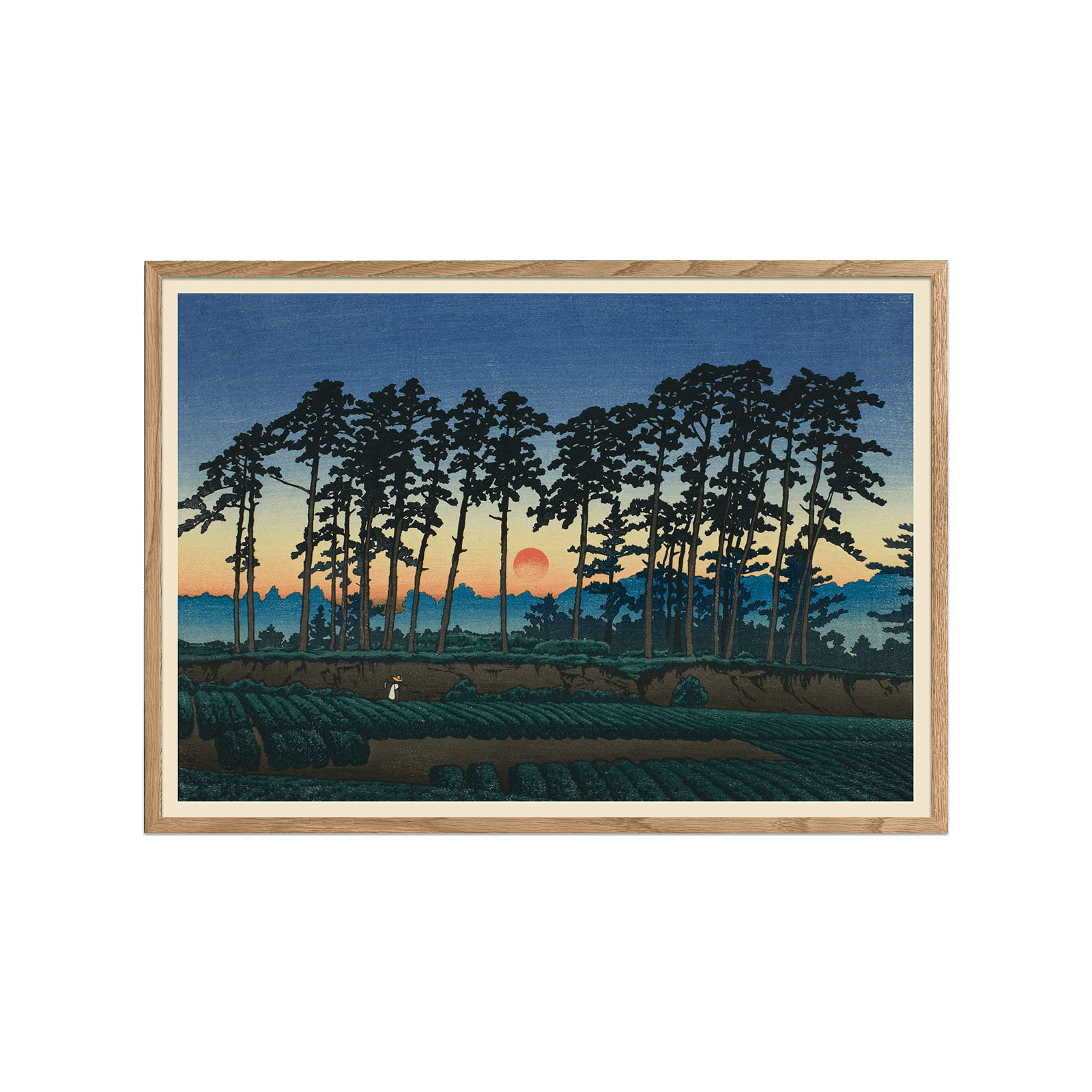 Sunset at Ichinokura, Ikegami