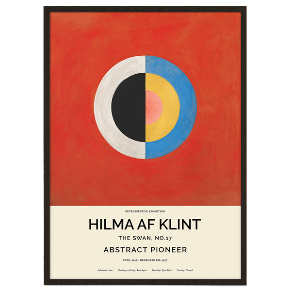 The Swan No.17 (Hilma af Klint) Poster