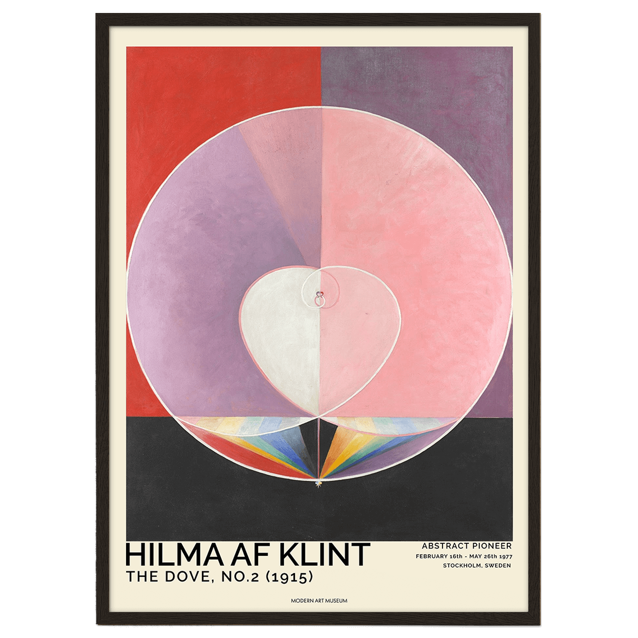 The Dove No.2 (Hilma af Klint) Poster