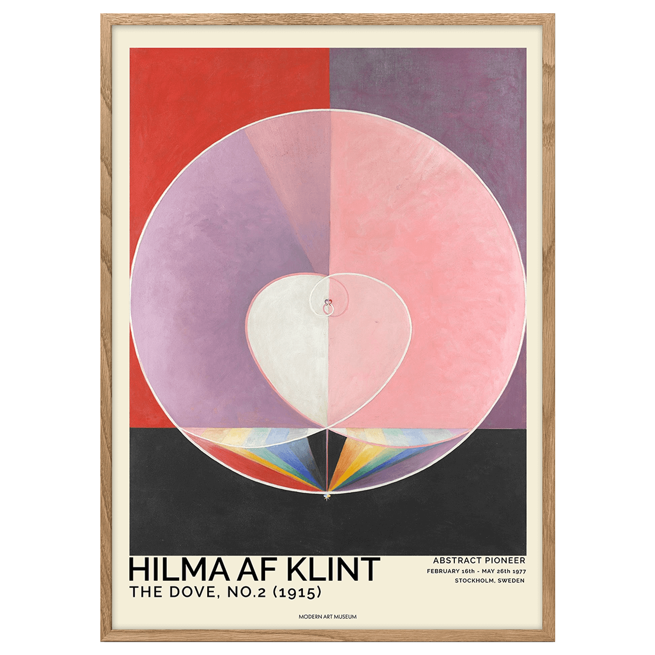 The Dove No.2 (Hilma af Klint) Poster