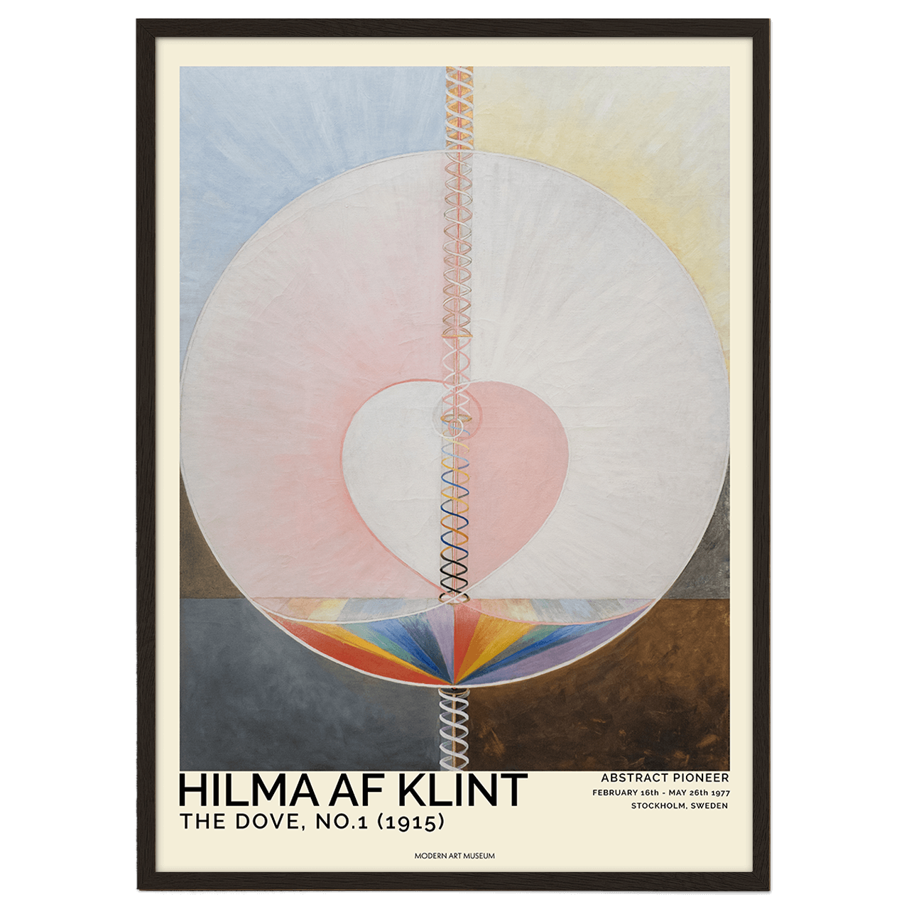 The Dove No.1 (Hilma af Klint) Poster