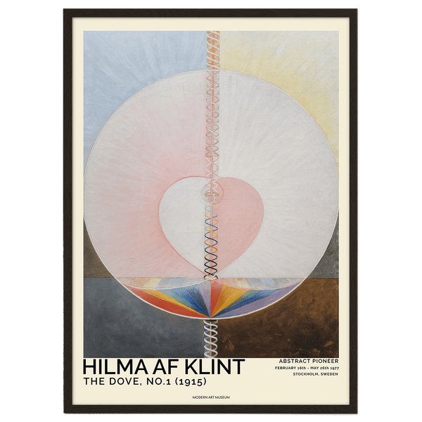 The Dove No.1 (Hilma af Klint) Poster