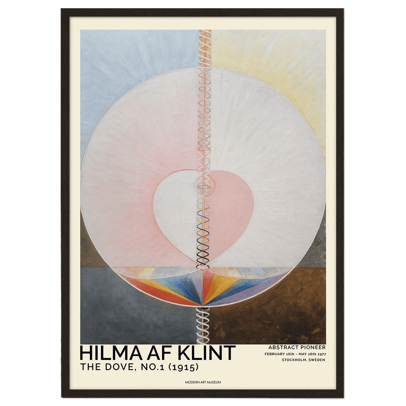 The Dove No.1 (Hilma af Klint) Poster