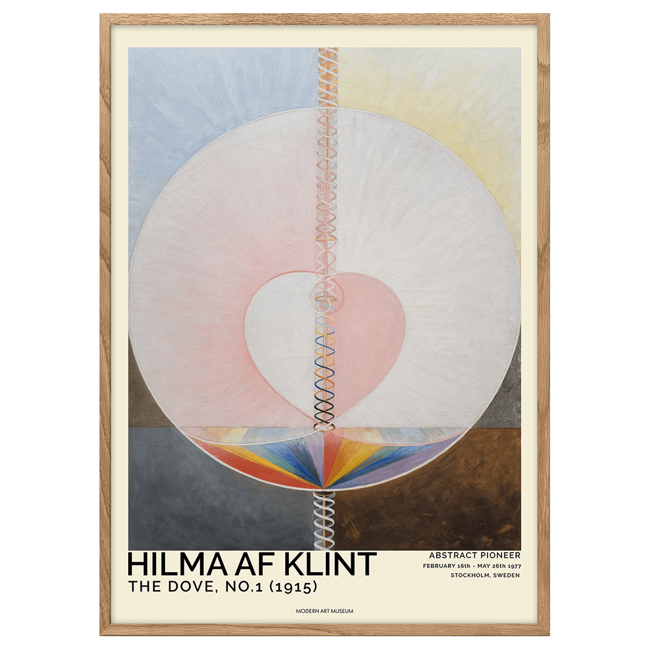 The Dove No.1 (Hilma af Klint) Poster