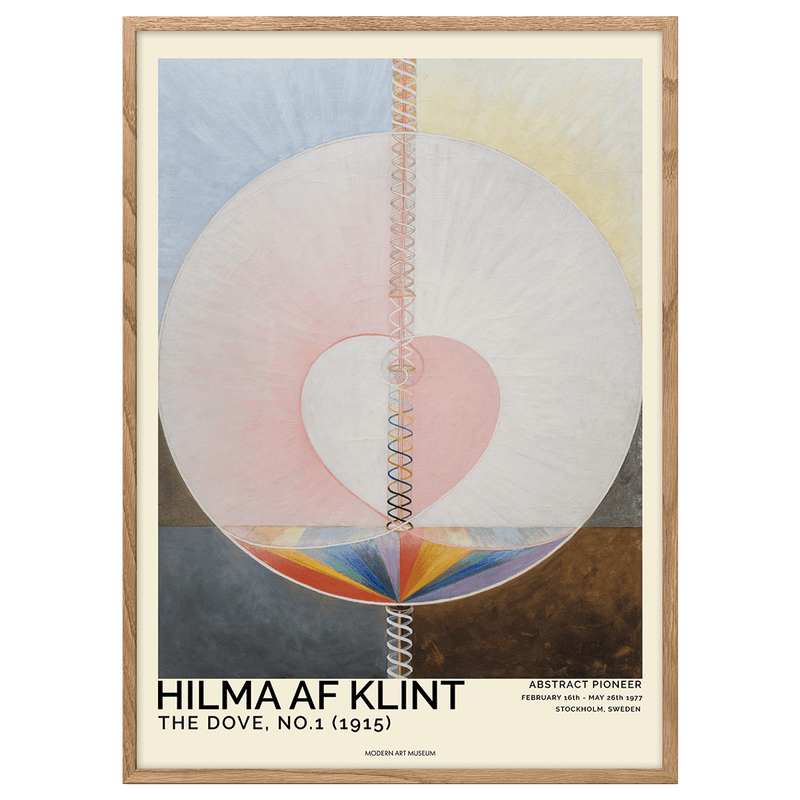 The Dove No.1 (Hilma af Klint) Poster