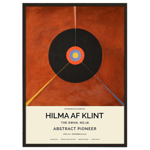 The Swan No.18 (Hilma af Klint) Poster