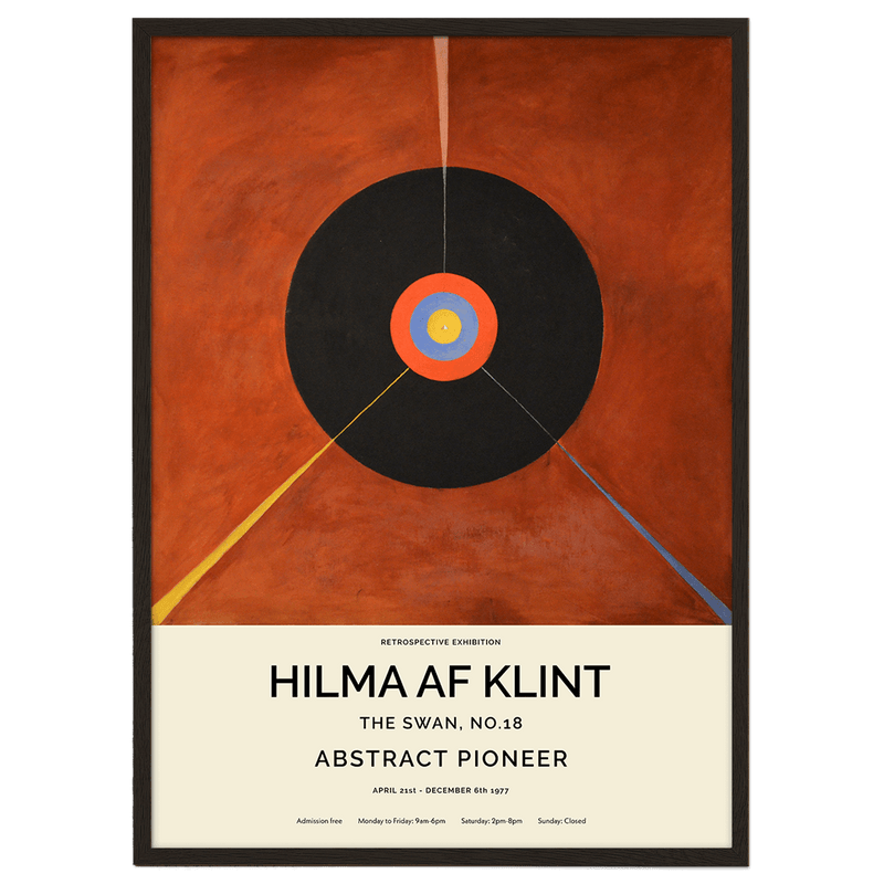 The Swan No.18 (Hilma af Klint) Poster