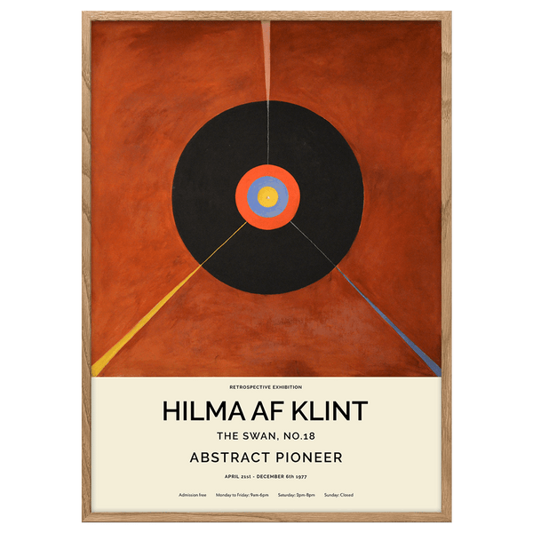 The Swan No.18 (Hilma af Klint) Poster