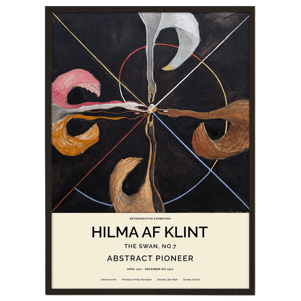 The Swan No.7 (Hilma af Klint) Poster